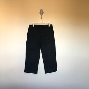 Sonoma black stretch capris 108
